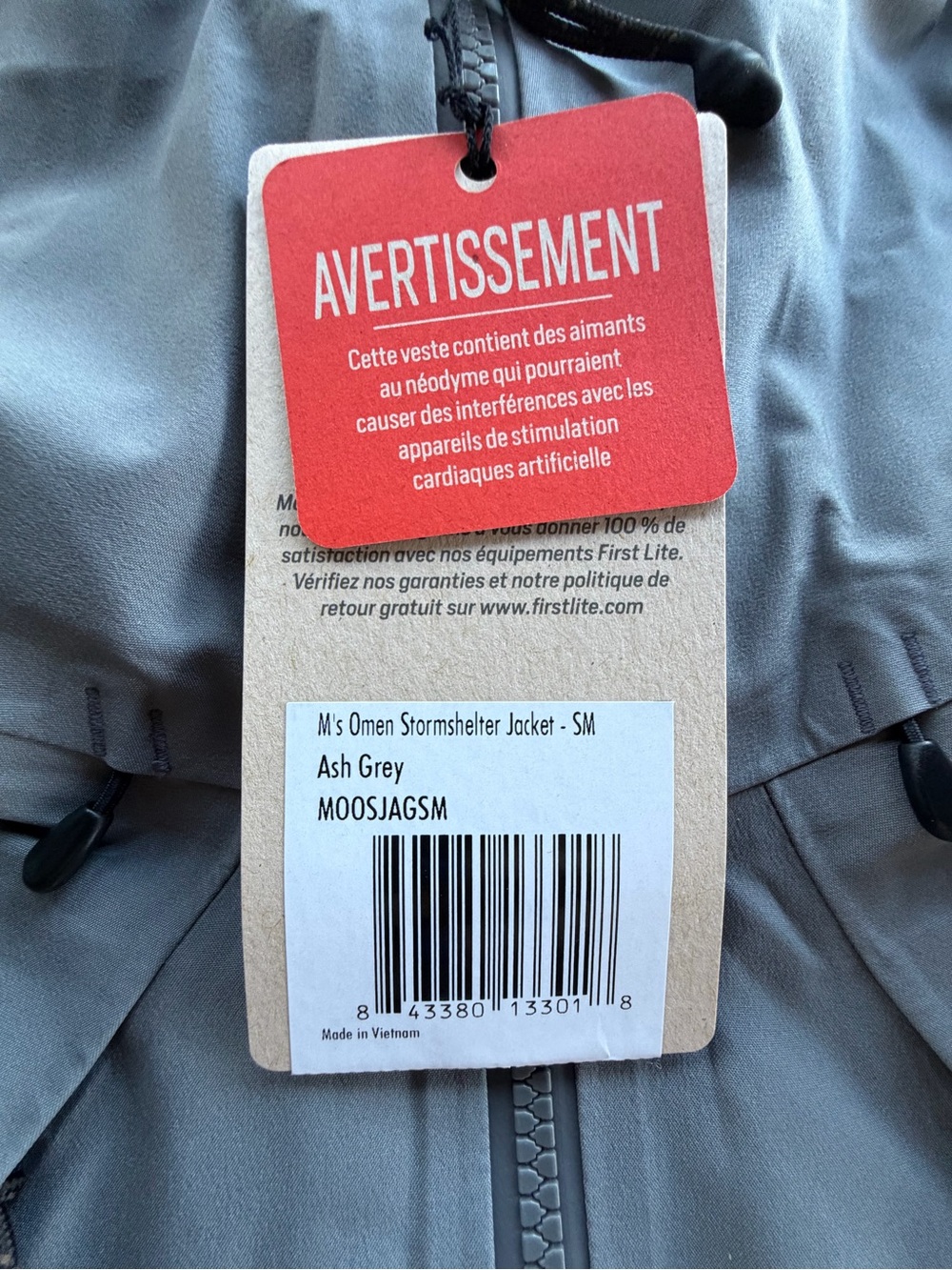 First Lite Omen Stormshelter Jacket - Picture 3 of 3